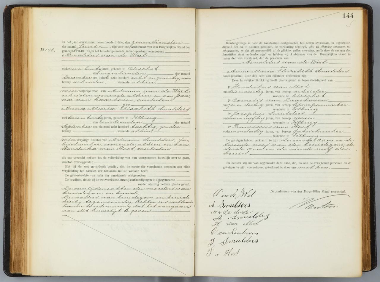 Klik voor foto in apart venster 1903-06-17_t_arnoldus_vdwal-anname_smulders.jpg